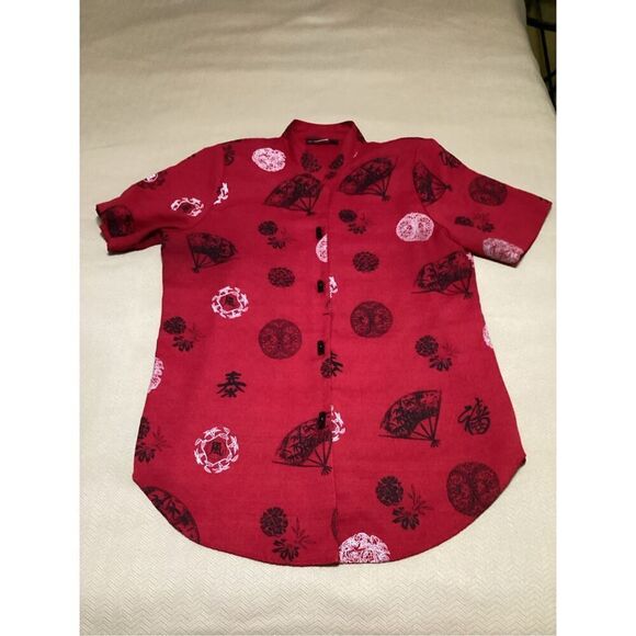 Gloria Lance 1X Button Down Shirt / Tank Set - Picture 3 of 10